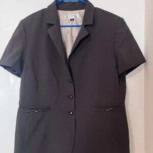 Tahari brown blazer size 18